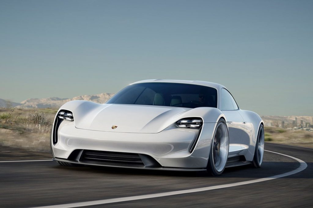 Porsche Mission E front view