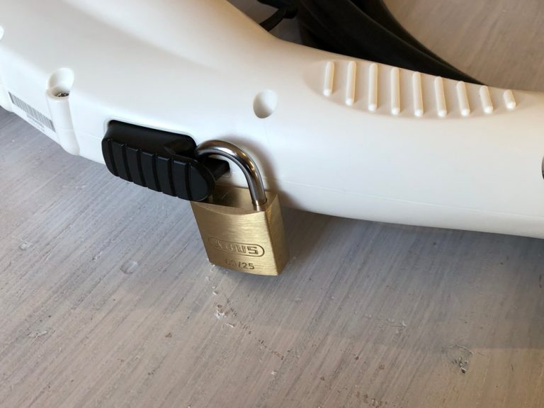 Type 1 charging cable securing Padlock EV Charging Cables